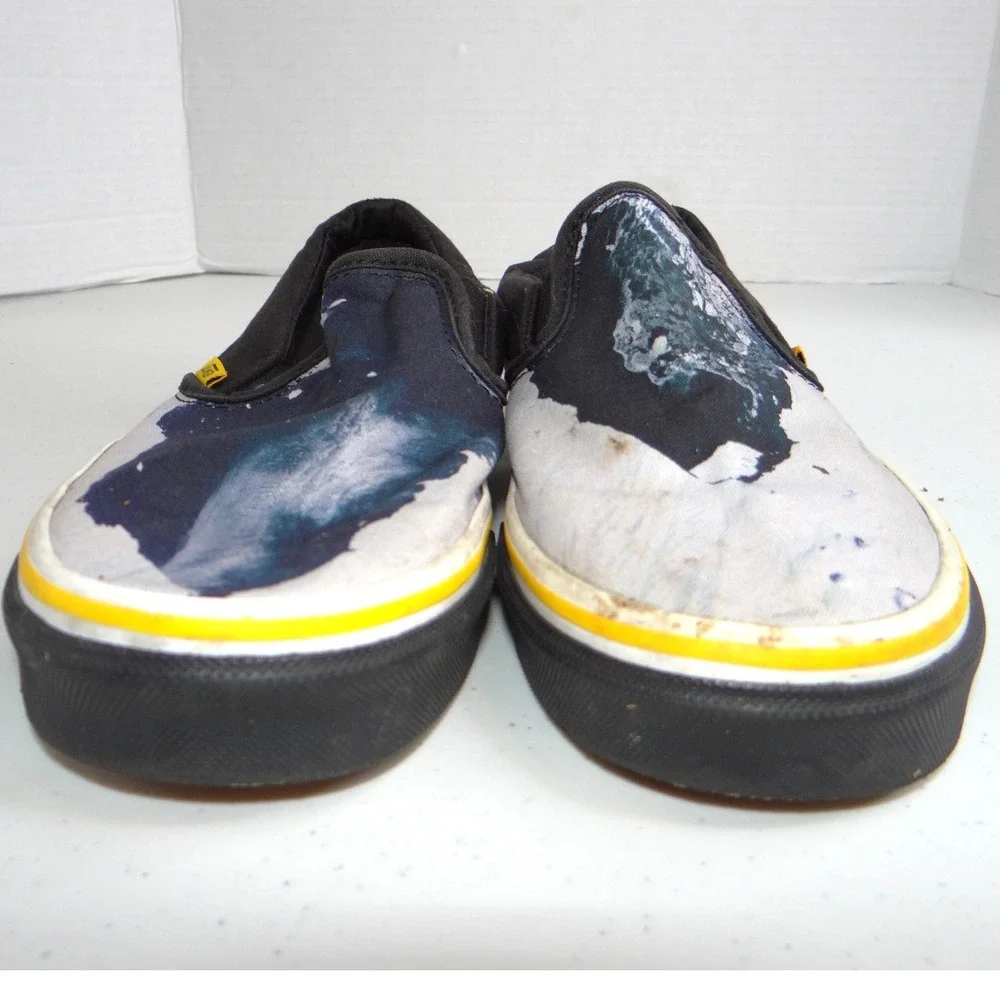 Vans‎ x National Geographic Slip-On Greenland Glacier Shoes Mens 6 Womens 7.5